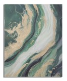 Mauro Ferretti Pictura Pe P&acirc;nză Verde cm 80X2,8X100 | Aosom Romania
