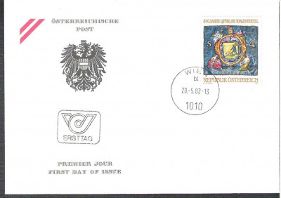 Austria &amp;Ouml;sterreich 1982 800 Jahre FDC K.183 foto