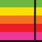 Polaroid Notebook: (blank Journal Featuring Vintage Instant Camera Packaging Artwork, Sketchbook with Rainbow-Striped Cover Design)