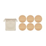 Set de 6 suporturi de pahare