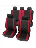 Set Huse Scaun Universale Exclusive Petex Rosu-Negru