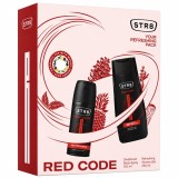 Set cadou STR8 Red Code, Gel de dus 250 ml si Deodorant 150 ml