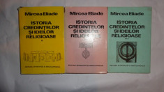 ISTORIA CREDINTELOR SI IDEILOR RELIGIOASE 3VOLUME CARTONATE/AN 1981-1988= ELIADE foto