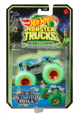 HOT WHEELS MONSTER TRUCK GLOW IN THE DARK MASINUTA TWIN MILL SCARA 1:64 SuperHeroes ToysZone foto