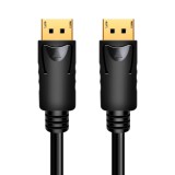 CABLU video LOGILINK, DisplayPort (T) la DisplayPort (T) 1.2, 3m, conectori auriti, rezolutie maxima 4K (3840 x 2160) la 60 Hz, plastic, triplu ecrana