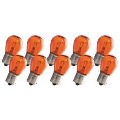 BEC SEMNALIZARE 12V PY21W BAU15S GALBEN SET 10 BUC SCT