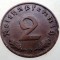 2.869 GERMANIA 2 REICHSPFENNIG 1938 D