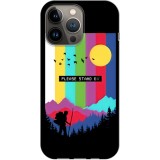 Husa compatibila cu Apple iPhone 14 Plus model Please stand by, Silicon, TPU, Viceversa