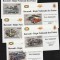 Burundi 2012 - Transport , Autocare , 5 colite nedantelate