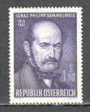 Austria.1965 100 ani moarte I.Semmelweis-cercetator MA.686