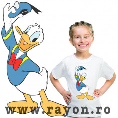 Tricou Copii Personalizat , Bumbac ? Donald D. foto