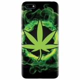 Husa silicon pentru Huawei Y5 Prime 2018, GreenFlames