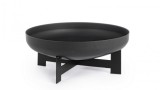 Cumpara ieftin Vatra de foc fier negru Nero 50x21 cm