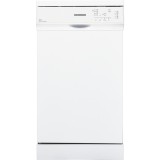 Masina de spalat vase Heinner HDW-FS4552WE++, 10 seturi, 5 programe, 45cm, Clasa E, Aquastop, alb
