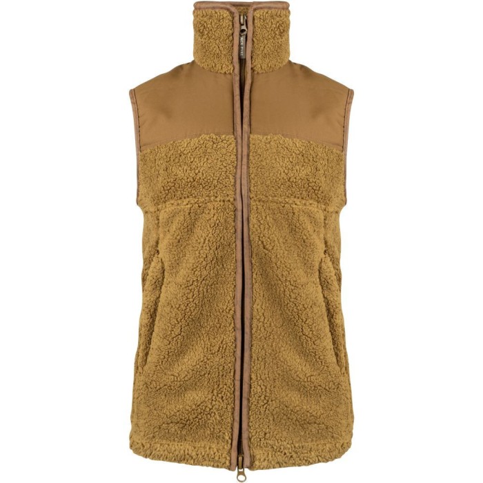 Vestă Jack Pyke Sherpa Fleece, culoare camel, mărimea XL