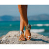 Sandale Grecesti Afrodita Aurii, 35, Auriu, Piele naturala