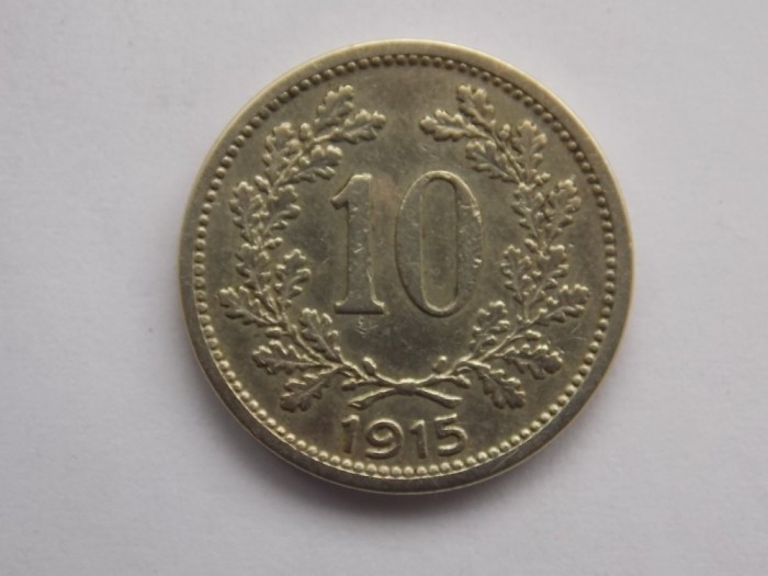 10 HELLER 1915 AUSTRIA