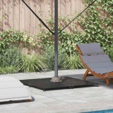 vidaXL Bază pentru umbrelă Negru 100 x 100 x 4 cm Oțel 3407830