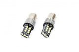 Set becuri auto cu LED CANBUS P21W BA15S 15 SMD 7.5W Alb 12/24V AVX-AM01293