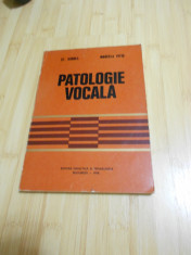 ST. GARBEA--PATOLOGIE VOCALA - 1978 foto