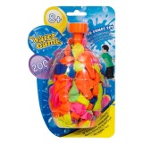 Baloane de apă, Set 200 buc, Multicolore, cu sticlă de plastic, CMCLASS