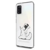 Cumpara ieftin Husa Cover Karl Lagerfeld Choupette Fun penru Samsung Galaxy A41 Clear