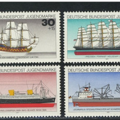 Germania, transporturi, nave, corabii, 1977, MNH