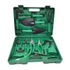 Set 12 unelte de gr&Auml;din&Auml; cu cutie, pentru plantare &Egrave;i &Atilde;ngrijire plante, pvc &amp; carton, 37x28 cm, verde &acirc; complet pentru gr&Auml;dinari