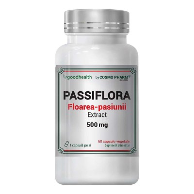 Passiflora Extract 500 miligrame 60 capsule Cosmo Pharm foto