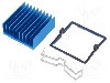 Radiator extrudat, aluminiu, 31mm x 31mm, albastra, Advanced Thermal Solutions - ATS-X53310G-C1-R0