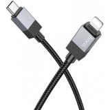 Cablu Date si Incarcare USB-C - Lightning HOCO X110, 27W, 1m, Negru