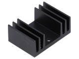 Radiator Extrudat TO220 Negru 20x29x11.5mm 15K/W