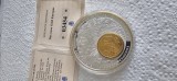 Medalie de mari dimensiuni an 2002 , introducerea monedei de 10 cents in PORTUGALIA