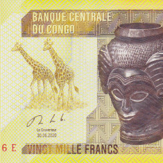 Bancnota Congo 20.000 Franci 2020 - P104c UNC