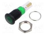 Lampă de control LED verde 24-28V &Oslash;12mm SIGNAL-CONSTRUCT