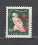 Iugoslavia.1948 Marci de binefacere Porto-Crucea Rosie SI.677, Nestampilat