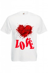 TRICOU PERSONALIZAT INIMA LOVE, TRICOU VALENTINE&amp;#039;S DAY foto