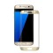 Folie Sticla Full Screen +Husa Silicon Transparenta Samsung Galaxy S7 Edge