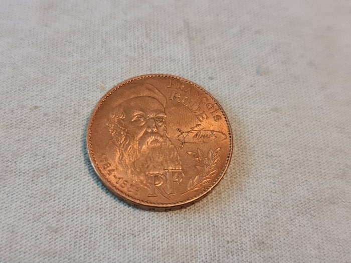 Franța- 10 francs 1984