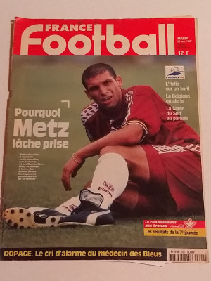 Revista fotbal - &amp;quot;FRANCE FOOTBALL&amp;quot; (28.10.1997) foto