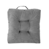 Perna pentru scaun, 43x43 cm, Gri, Poliester, ATU-083967, Oem