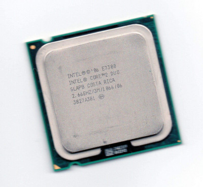 Procesor PC Intel Core 2 Duo E7300 SLAPB 2.66Ghz LGA775 foto