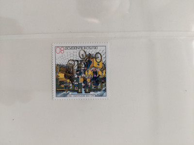 germania - Timbre trenuri, locomotive, cai ferate, nestampilate MNH foto