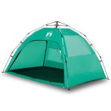 Cumpara ieftin Cort camping 2 persoane verde marin impermeabil setare rapida