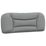 Cumpara ieftin Perna tablie de pat, Hvar, gri deschis, 100 cm, material textil