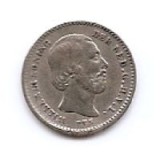 Olanda 5 Cents 1863 - Willem III, Argint 0.685 g/640, 12.5 mm KM-91 (2)