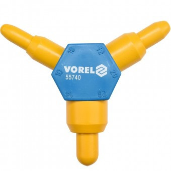 Calibrator pentru instalatii Vorel 55740, compatibil cu conducte cu diametrul 10x16/12x20/14x26mm foto