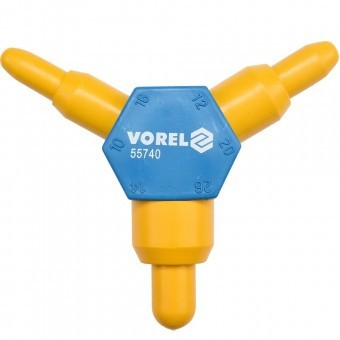 Calibrator pentru instalatii Vorel 55740, compatibil cu conducte cu diametrul 10x16/12x20/14x26mm foto