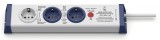 &Uuml;BERLASTSCHUTZ-STECKDOSENLEISTE / ENERGIEVERTEILER F&Uuml;R 3 GER&Auml;TE WEISS 8110-002.01 INTERB&Auml;R