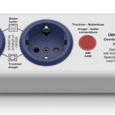 ÜBERLASTSCHUTZ-STECKDOSENLEISTE / ENERGIEVERTEILER FÜR 3 GERÄTE WEISS 8110-002.01 INTERBÄR